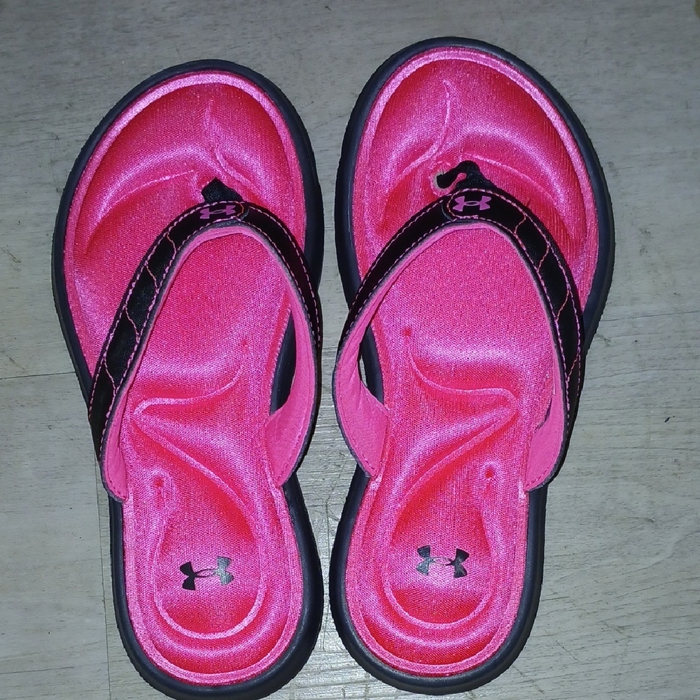 Under Armour Pink and Black Footwear